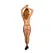 Julie Mesh Thong - Adjustable Elastic Design, Golden Accents, One Size