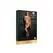 Aime Adjustable Open Briefs with Golden Accents, One Size, Black