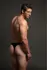 Leg Avenue Star Thong S/M - Comfortable Stretch Mesh Black