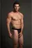Leg Avenue Star Thong L/XL - Decorative Mesh Underwear