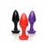 Kink Inferno Drip Candles Black/Purple/Red - Low-Temperature Wax Set
