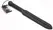 XR Brands Stung Silicone Tawse Black - Premium Split Strap Impact Tool