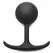 XR Brands Comfort Plugs Silicone Weighted Sphere 4.7cm - Black