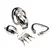 Master Series Deluxe Stainless Steel Lockable Chastity System Adjustable