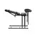 Master Series Adjustable Restraint Chair Heavy Duty Black 199kg