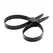 Misbehaved Police-Style Restraint Cuffs Black 5-Pack Durable Plastic
