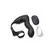 XR Brands Master Series Inflatable Vibrating Silicone Prostate Plug with Double Ring
