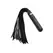 XR Brands Vibra-Lasher Silicone Vibrating Flogger Crna 3 Režima