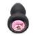 XR Brands Silicone Pink Gem Plug Small - Remote-Controlled Vibrating System