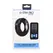 XR Brands Zeus Silicone Vibrating & E-Stim Ring with Remote, Black