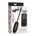 BANG! Platinum Series Plush Silicone Vibrating Egg with Remote - Silver