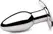 XR Brands Chrome Blast mali metalni čep punjiv vibrirajući sa daljinskim upravljanjem
