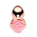 XR Brands Rose Gold Aluminium Plug Small Pink Flower Top