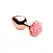 nsnovelties Rose Gold Aluminium Plug Large Pink Flower Tip
