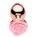 nsnovelties Rose Gold Aluminium Plug Large Pink Flower Tip