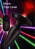 XR Brands Laser LED Plug Small - Remote Control, Red Light, Silicone