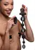 XR Brands Dark Rattler Silicone Intimate Bead System with Remote, Black