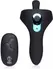 XR Brands Power Taint Silicone Dual Stimulation Ring Black Remote 4.4in