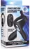 XR Brands Power Taint Silicone Dual Stimulation Ring Black Remote 4.4in
