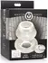 XR Brands Clear Hollow Intimate Dilator Plug Extra Large 4.1in TPE