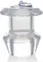 XR Brands Ass Bung Clear Hollow Dilator Large Plug TPE Transparent