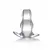 Clear View Medium Transparent Hollow Plug Intimate System TPE