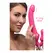 XR Brands Revolver Slim Vibrirajući Strapless Sistem, Crna, Velika
