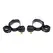Master Series Frog Tie Binding Set Adjustable Restraint System Black