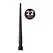 XR Brands Master Series Sužena Silikonska Cev 22/56 cm Fleksibilna, Crna