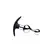 Dark Drop Metal Silicone Intimate Bead Plug Grey 4.3in