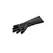 XR Brands Pleasure Fister Crna Teksturirana Rukavica 39 cm TPR Univerzalna