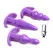Blush Novelties Anal Adventures 4-Piece Vibrating Plug Set Black