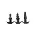 Blush Novelties Anal Adventure 4-Piece Vibrating Plug Set Black