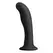 Strap U Heart On Silicone Model - Black, 15 cm, Harness-Compatible