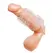 Master Series Vibrirajući TPR Intimni Nastavak Providni 3.5in