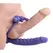XR Brands Double Delight Rabbit Ring Vibrirajući Sistem Ljubičasti Silikon