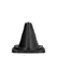 All Black 19 cm Intimate Silicone Plug - Ergonomic Large Model
