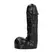 All Black 658 Intimni trening čep 19 cm Crni silikon