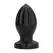 All Black 0719 Intimni Plug 12 cm - Duboki Žljeb, Glatka Tekstura, Crna
