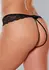 Foreplay Lace Open Panty - Elegant One Size Lingerie Accessory