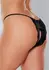 Dreamgirl Lace Panty Open Back with Double Bow Accent One Size