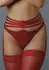 4Ever Yours Multi-Strap Garter Panty with Gold Ring Details One Size
