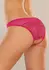 Fantasy Lingerie Just A Rumor Lace Mesh Crotchless Panty One Size