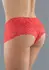 Candy Apple Lace Hipster Briefs Open-Crotch One Size Black