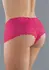 Candy Apple Lace Hipster Panty Open-Crotch One Size Crna