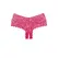 Candy Apple Lace Hipster Panty Open-Crotch One Size Crna