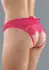 Expose Sheer Mesh Lace Panty sa Mašnom One Size Pink