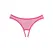 Expose Sheer Mesh Lace Panty sa Mašnom One Size Pink