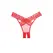 Dreamgirl Desire Panty Sheer Lace Crotchless One Size Crna