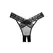 Desire Sheer Lace Crotchless Panties One Size - Elegant Cutout Design